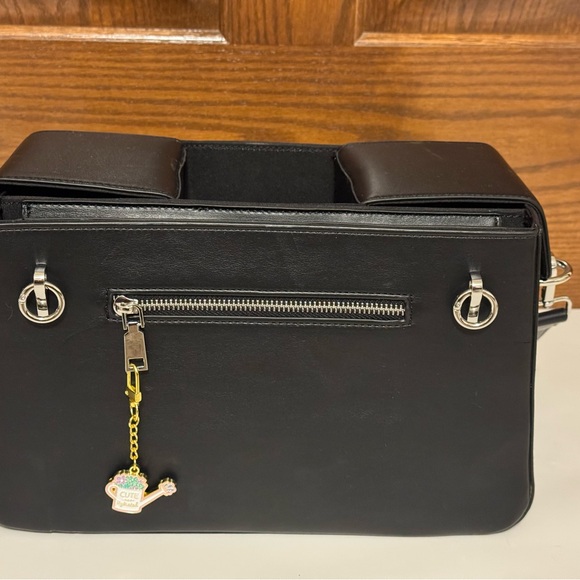 Pre-owned Kate Gabrielle Black Cup Holder Shoulder Crossbody Bag - Picture 2 of 12